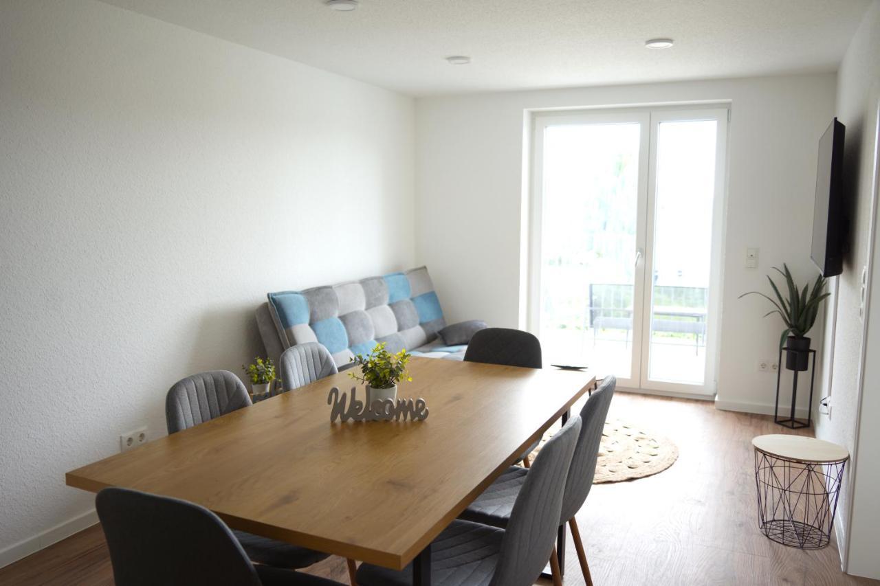 Exklusive Neubauwohnung Mit Wundervoller Aussicht Naehe Europapark Und Rulantica Burgheim Luaran gambar