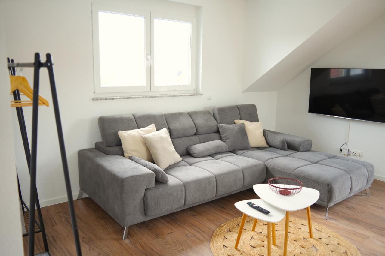 Exklusive Neubauwohnung Mit Wundervoller Aussicht Naehe Europapark Und Rulantica Burgheim Luaran gambar