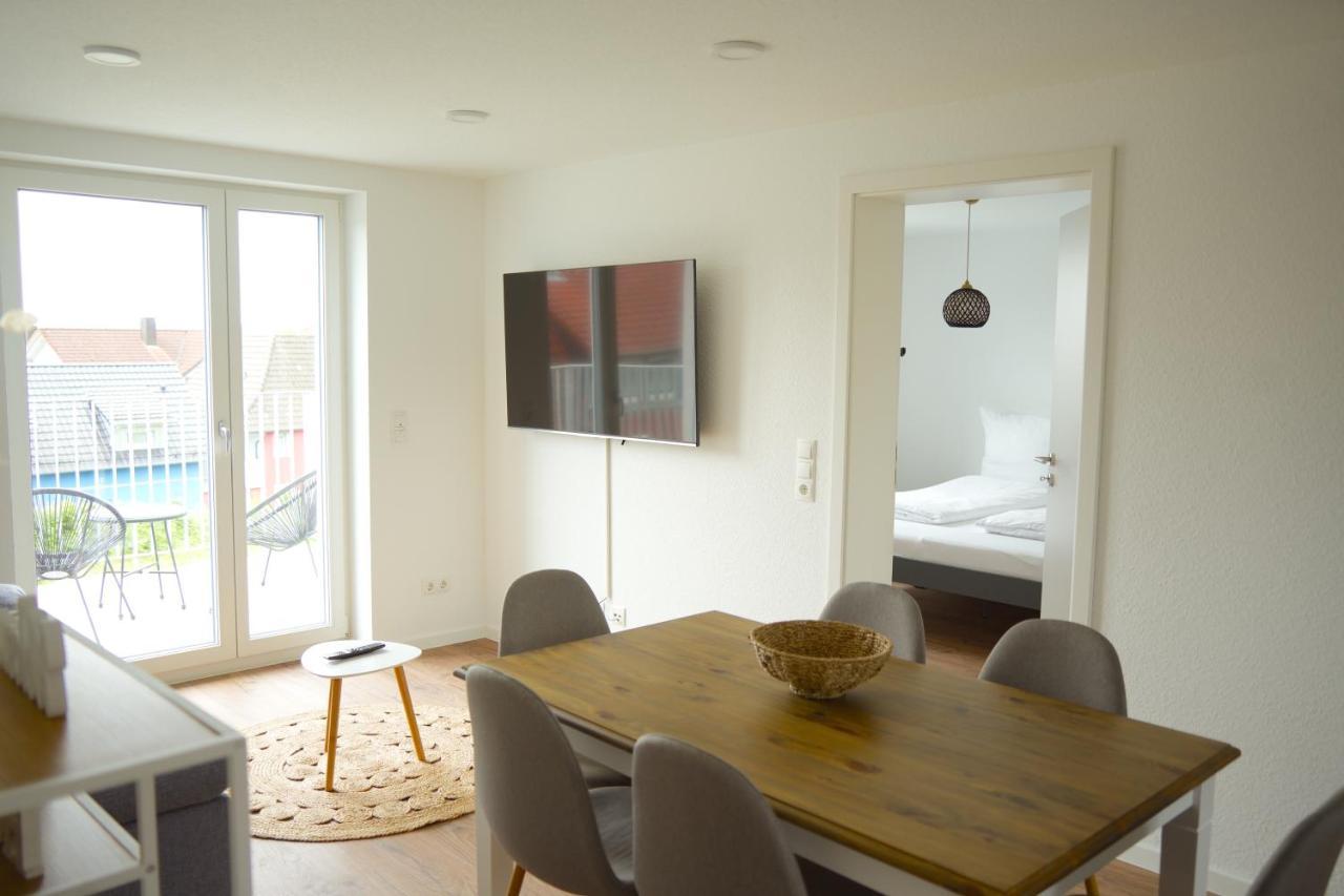 Exklusive Neubauwohnung Mit Wundervoller Aussicht Naehe Europapark Und Rulantica Burgheim Luaran gambar